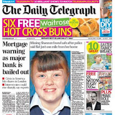 daily telegraph london front page 15.03.2008