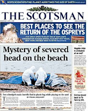 Andrew Neilled 'The Scotsman' front page