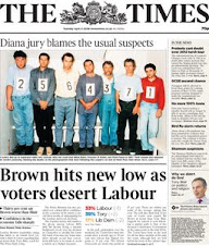 BROWN HITS NEW LOW as voters desert Labour: The Times, London, first edition, 8 April 2008