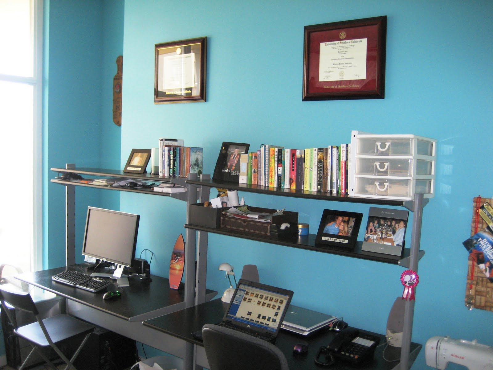 Newlyweds Next Door Our Home Home Office Slash Guest Room