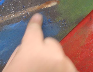 Finger blending chalk
