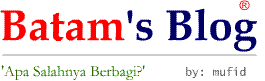Batam's Blog