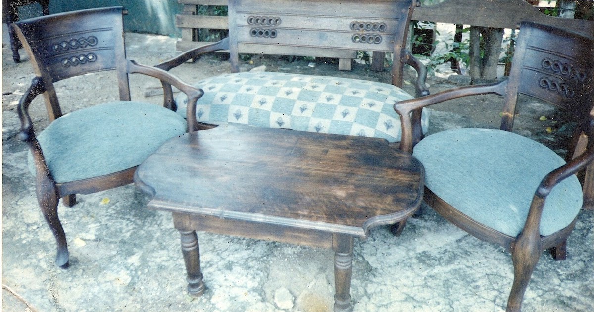 MUEBLES RUSTICOS Y BAMBOO: ESTILO DE SALAS