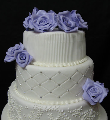 engagement cakes designs. Five-Tier Wedding Cake:Roses