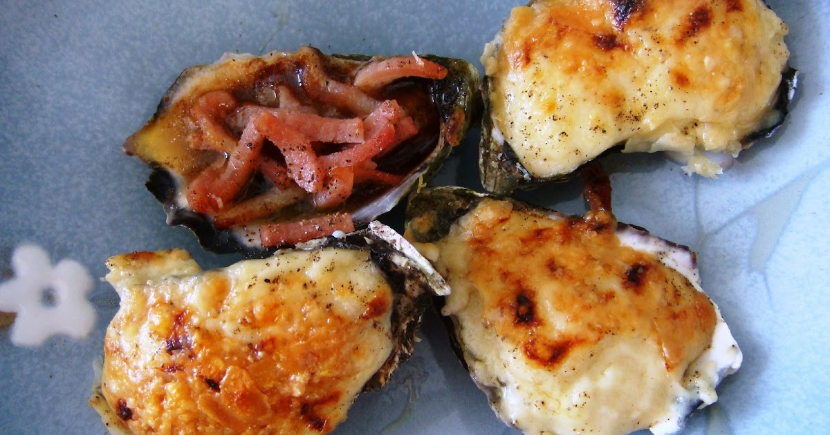 Whisky Green Tea Oysters Kilpatrick & Mornay