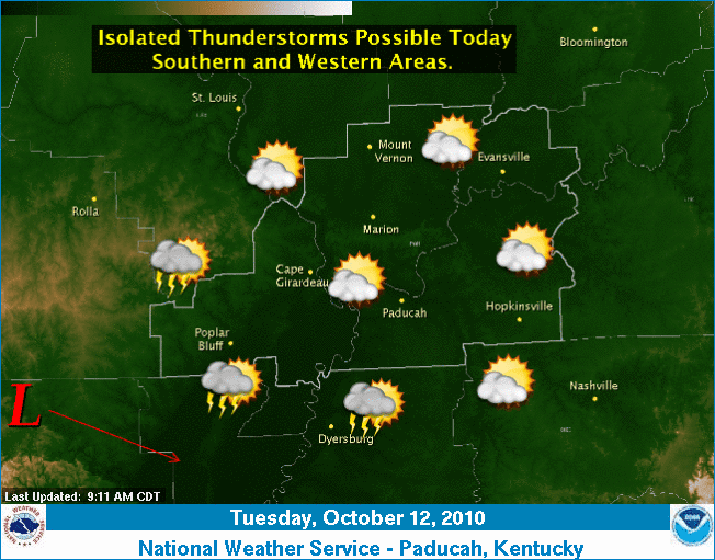 Your Hometown Weather October 12, 2010 It isn�t just dry