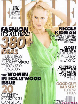 Nicole Kidman Elle Magazine