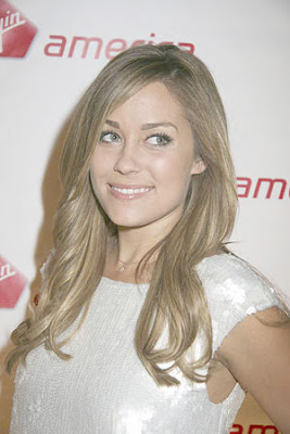 Lauren Conrad Virgin America's First Flight