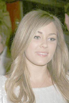 Lauren Conrad Virgin America's First Flight
