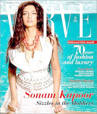 Sonam Kapoor Pictures Verve Magazine February 2009