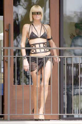 Paris Hilton Futuristic Outfit Photoshoot Photos