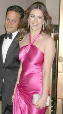 Elizabeth Hurley Hot Pink Dress Pics