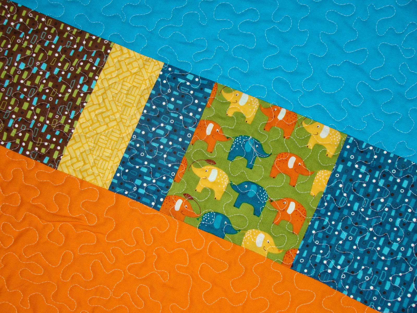 SewCraftyJess Completed Mini Stacked Coins Quilt