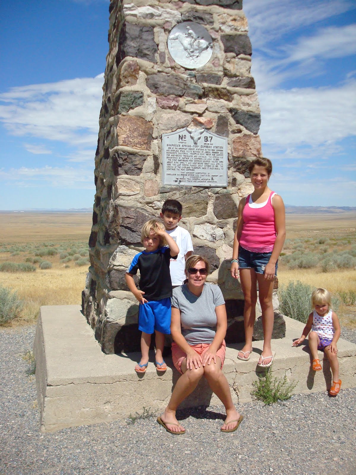 We stopped at the one of the historic Pony Express Stations at Simpson ...