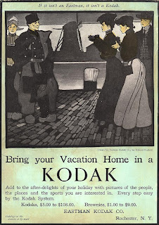 Kodak Girl in Holland, 1905 ad
