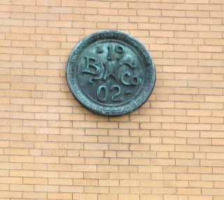 Boston Wharf Company sign on Necco Factory