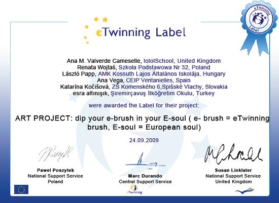 eTwinning Label