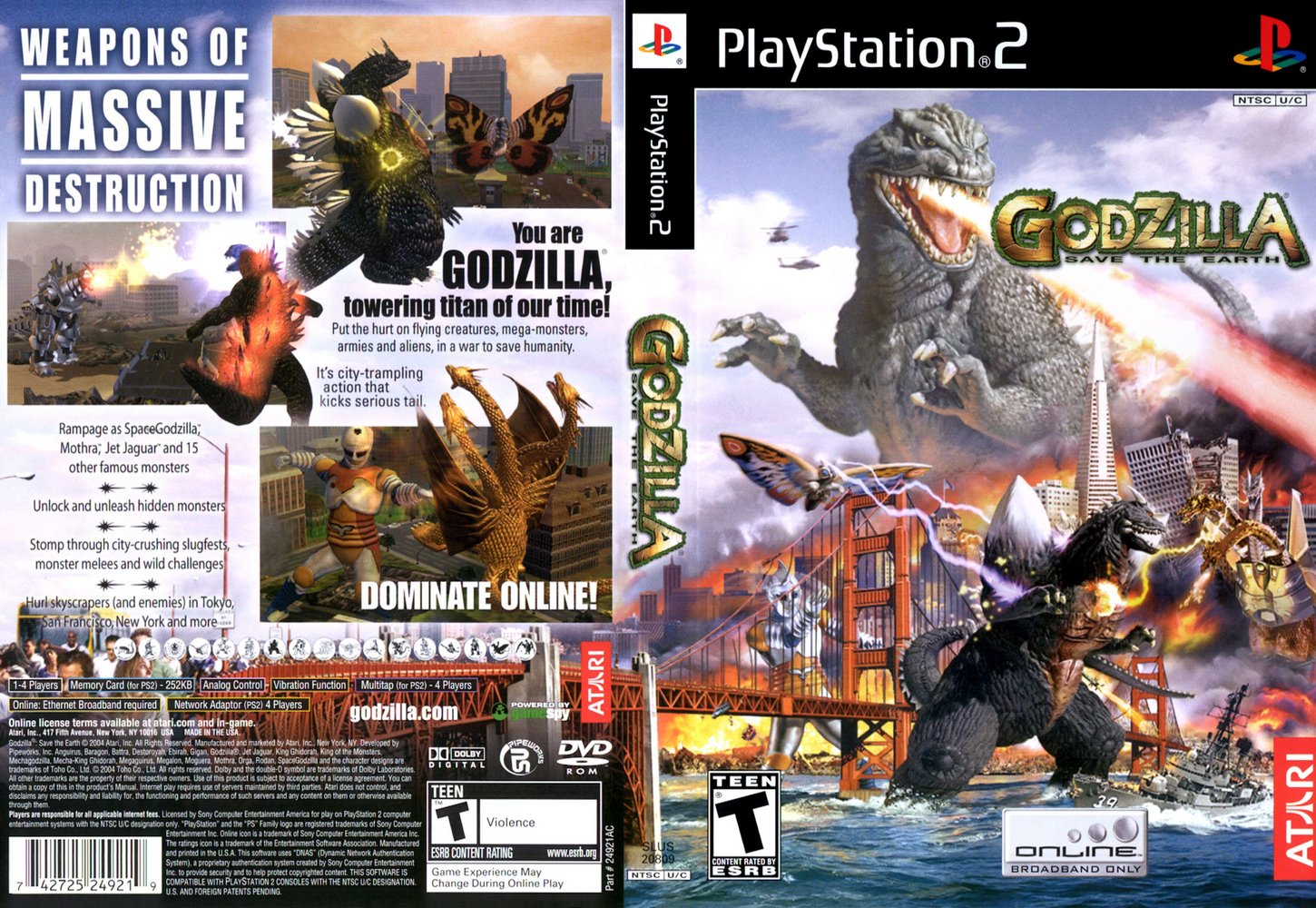 War Of Monsters Ps2 Iso