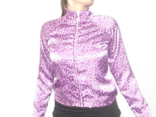 campera raso animal print