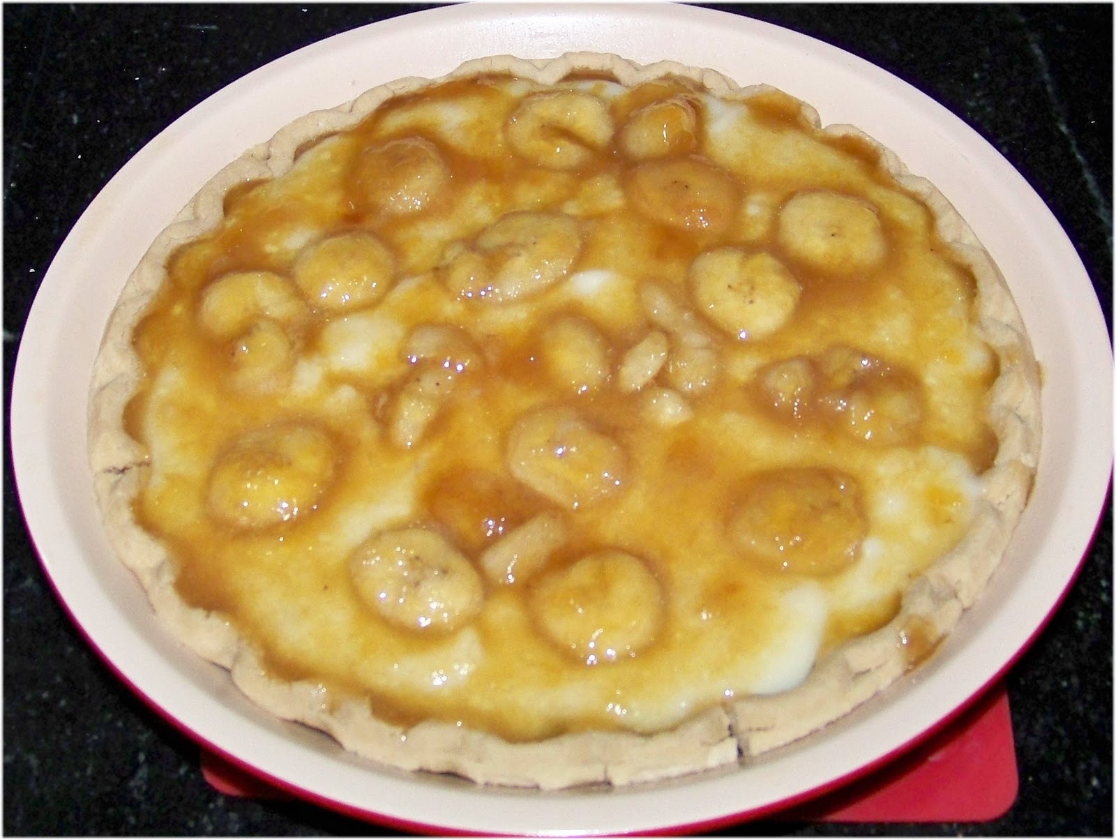 Sugar & Spice in the land of Balls & Sticks Bananas Foster Cream Pie