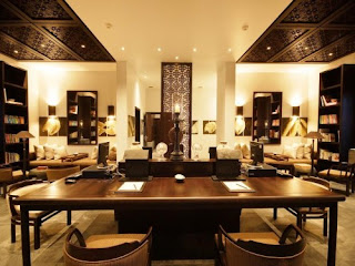 Nam Hai Luxury Resort Villa Private office room design