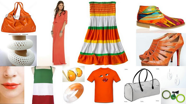 tri colour outfit