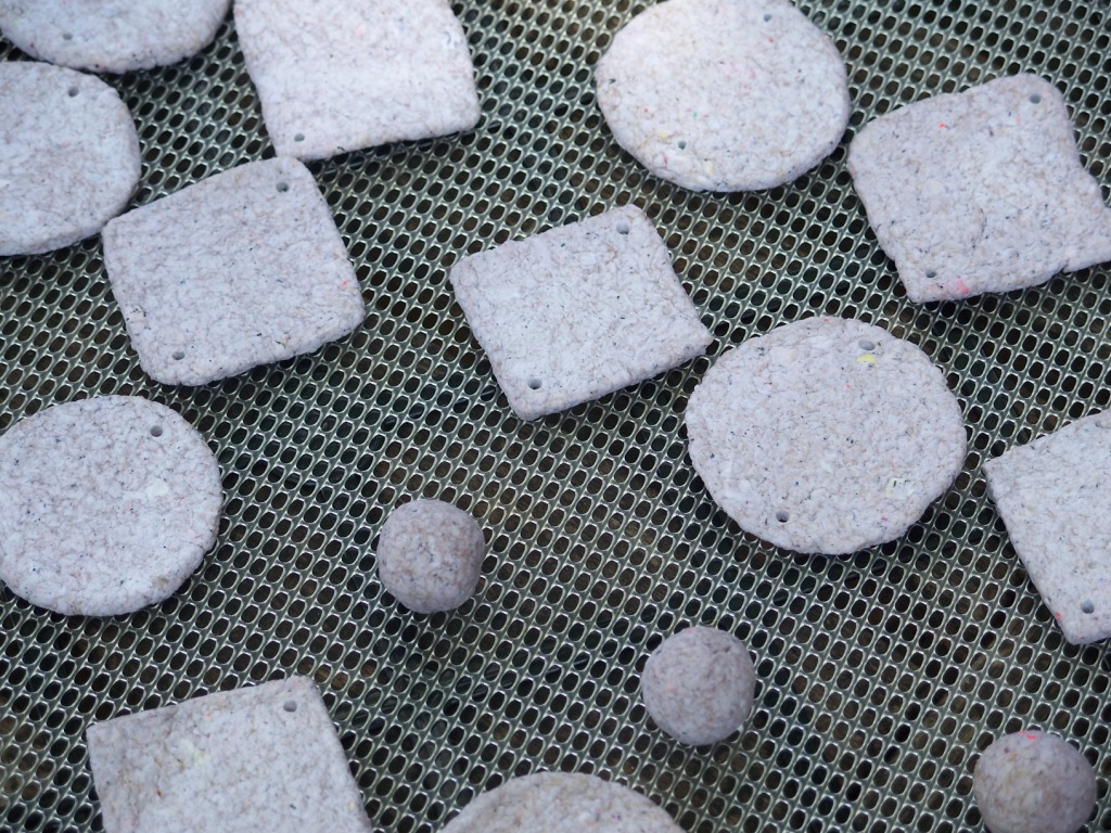 My Papier Mache Process by HowlingDogsStudio From Paper to Pulp, to bead, bowl, and chime