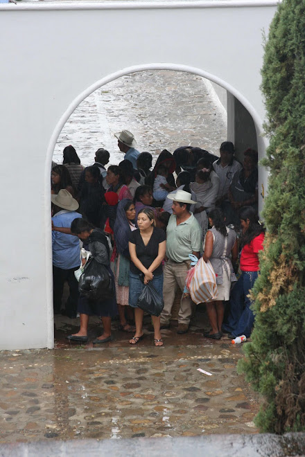 Raining in Ocotlan Market