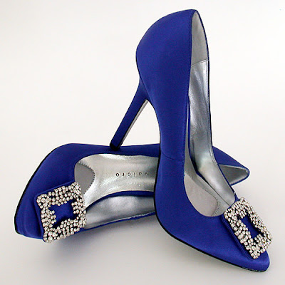 Trends Bridal Shoes with Blue Colour