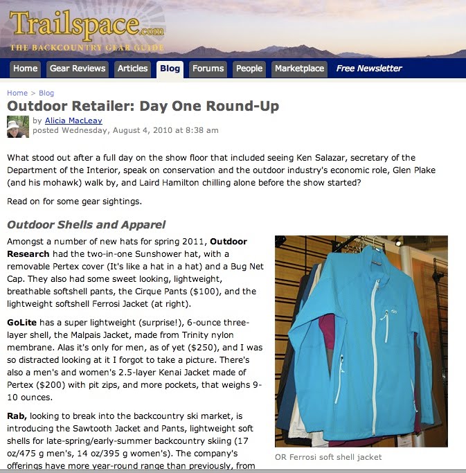 at ORSM on Trailspace.com