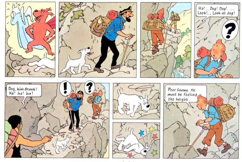 EL COMIC DE TINTIN el comic de tintin: