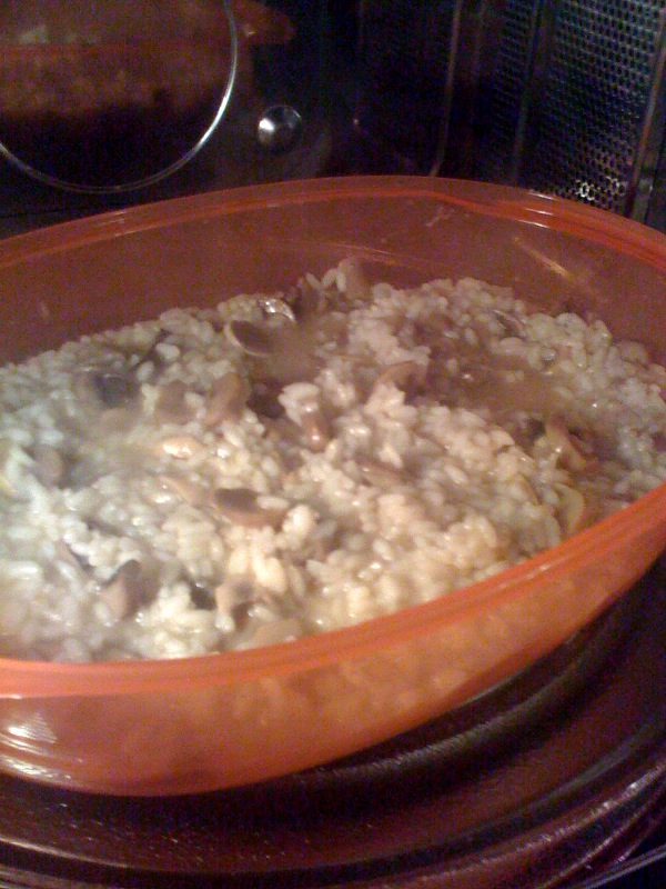 Risotto ai funghi al microonde I sapori di Sara