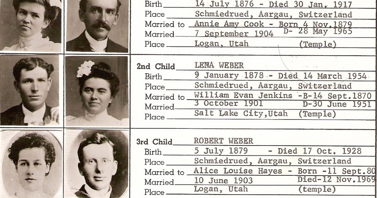 er Family History er Family Swiss Roots