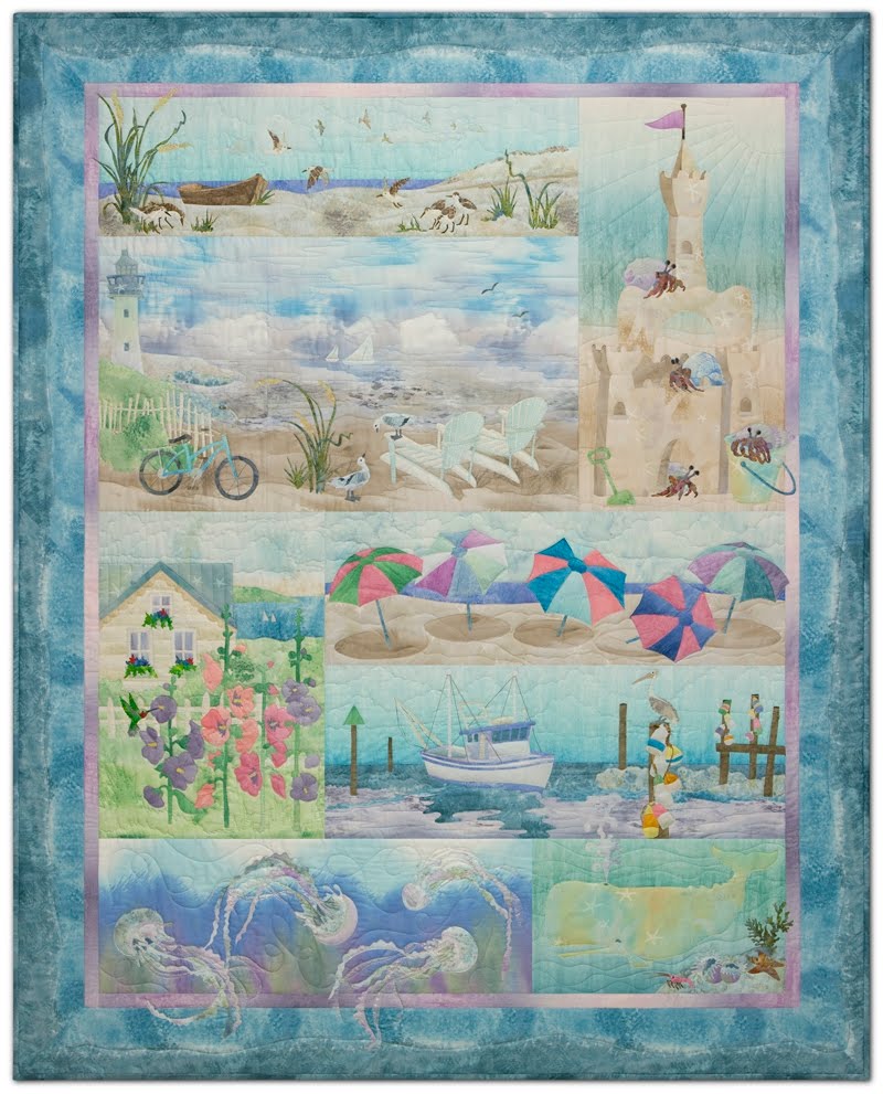 Quilt Inspiration Aquarium quilts and seascapes