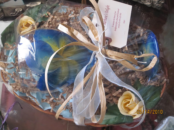 Blue Fireworks Basket