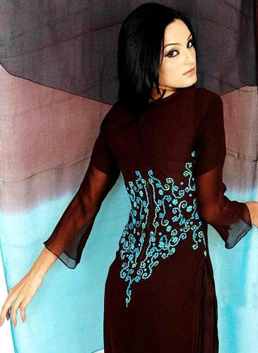 Party salwar kameez  embroidered black salwar kameez  ladies fashion