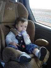 Our big girl, in her new seat