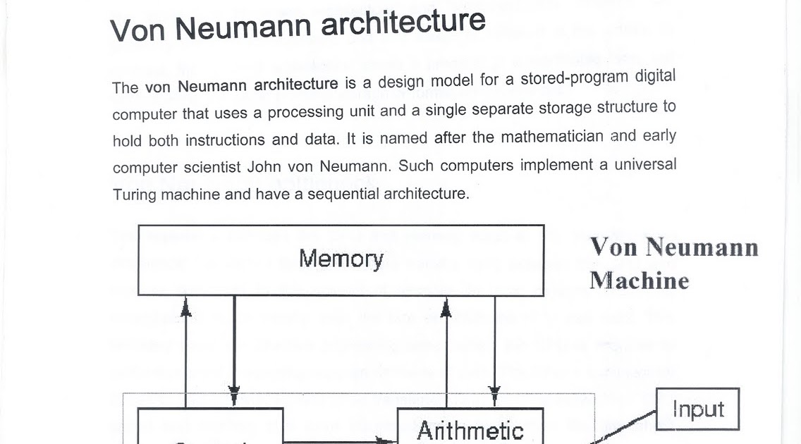 BCA STUDENTS 20092012 COMMON PLATFORM VON NEUMANN ARCHITECTURE NOTES