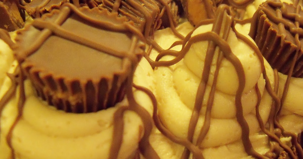 Miss Cupcake Peanut Butter Cup Cake Heart Attack Version