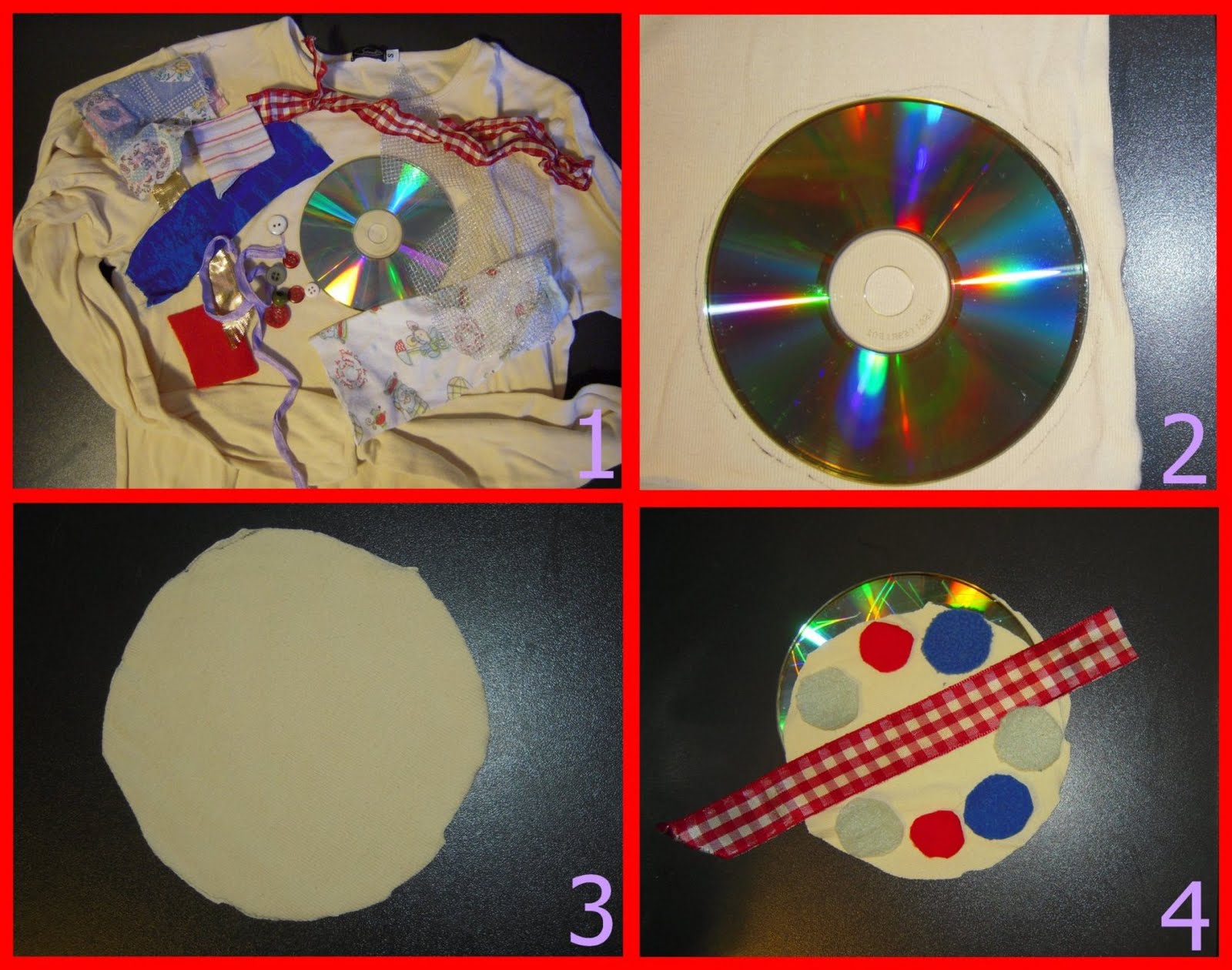 Decorazioni Natalizie Con Cd.Mamma Claudia E Le Avventure Del Topastro Decorazioni Natalizie Con Cd E Ritagli Di Tessuto