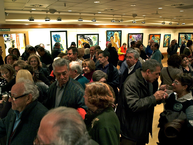 EXPOSICION DE BARBEYTO EN EL CORTE INGLES DE ALICANTE