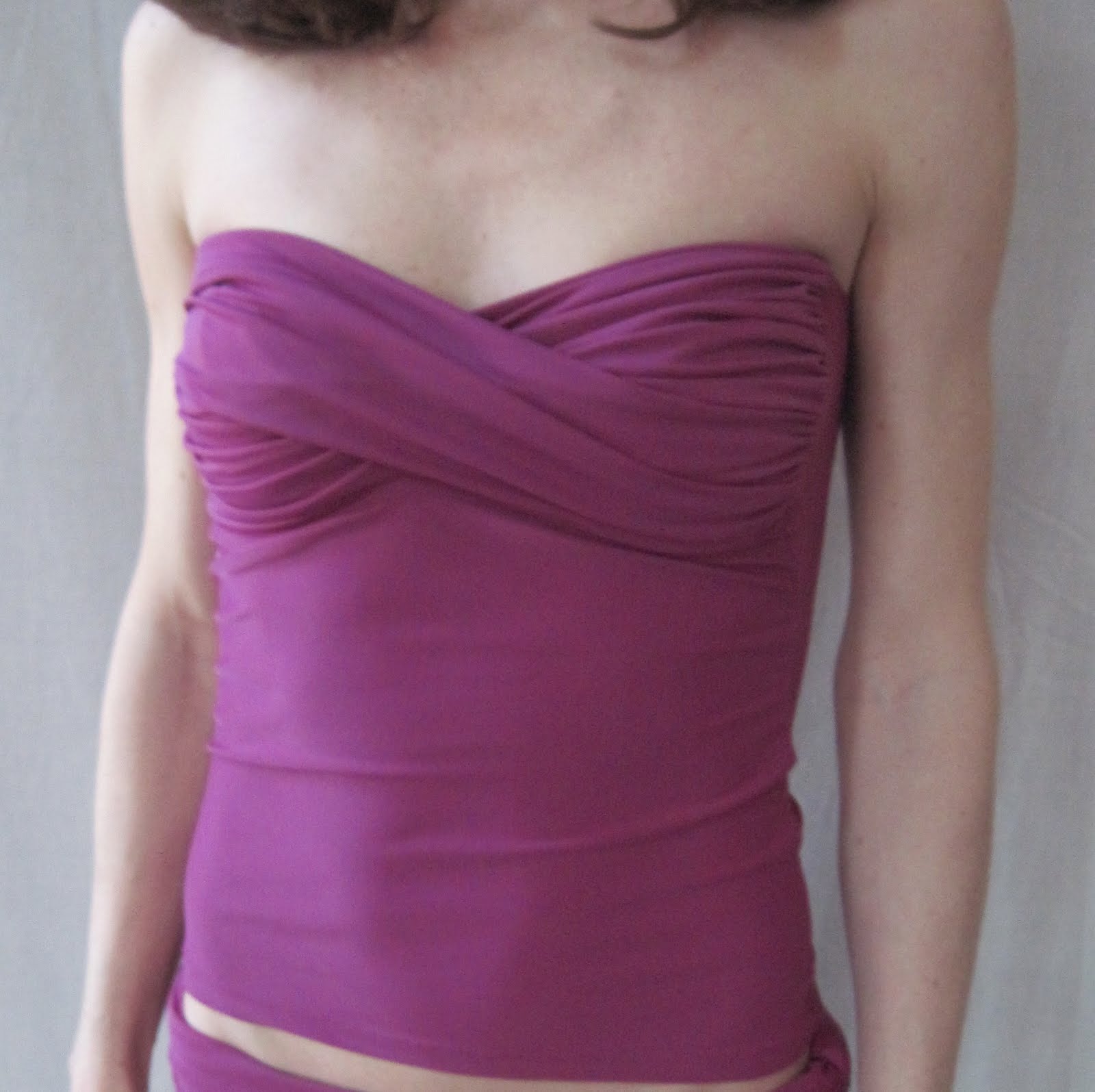 Bitsy Bust Swimwear Violet Wrap Tankini