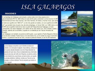 LAS ISLAS GALAPAGOS