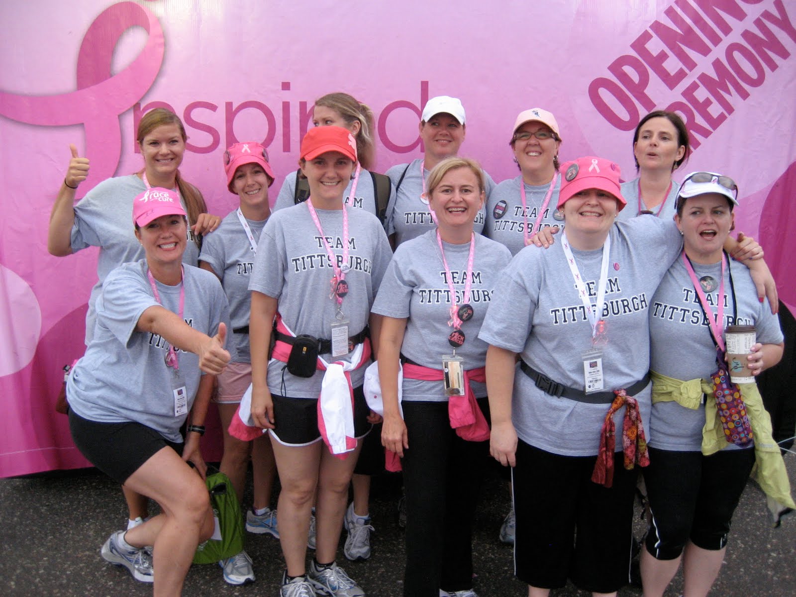 Team Tittsburgh had 11 walkers
