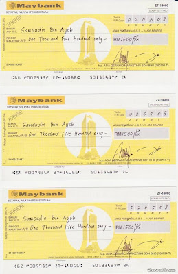 Maybank Cheque