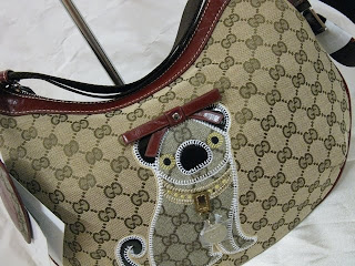 gucci pug tote