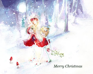 Christmas Fairy Desktop Wallpaper
