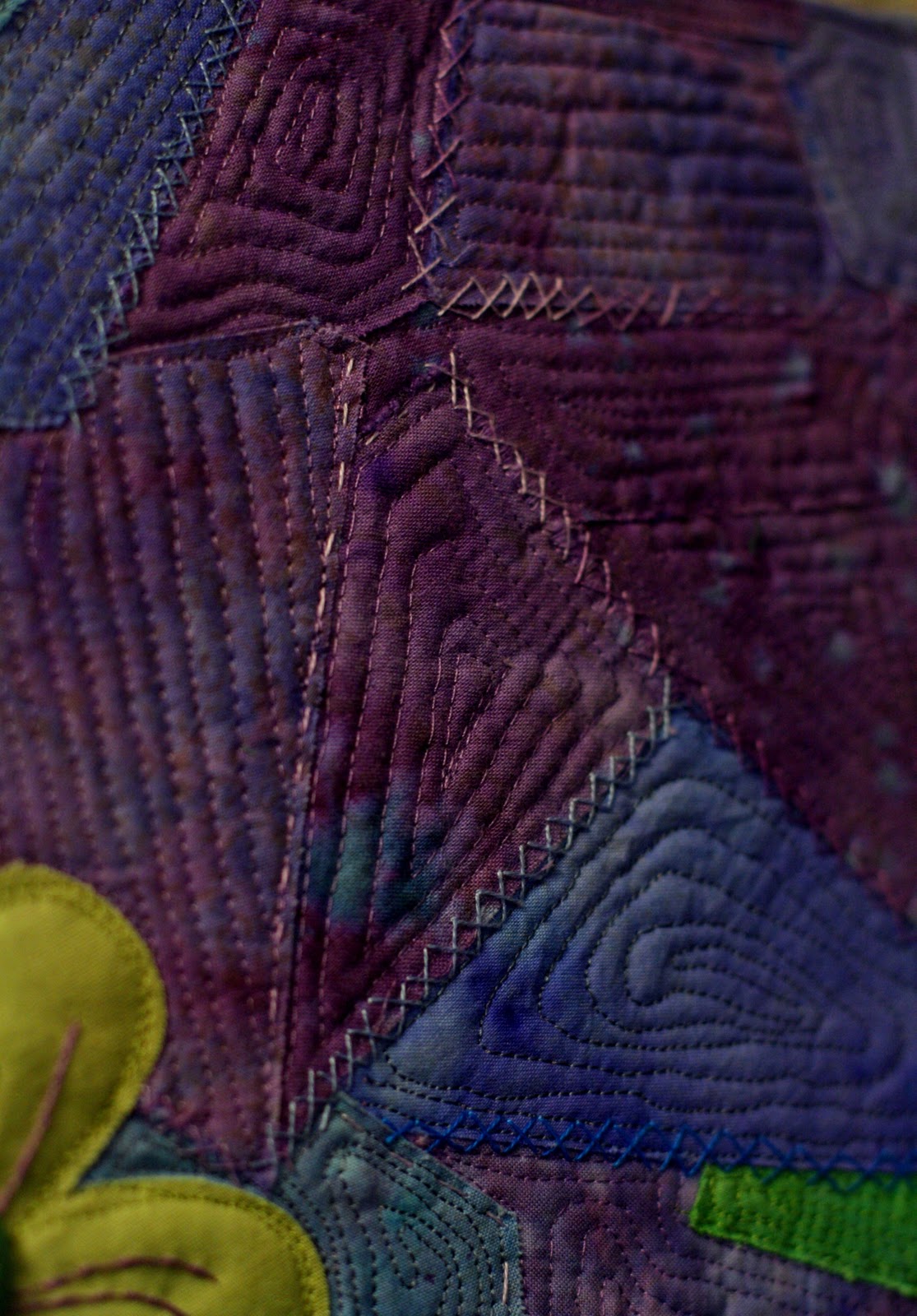 Finishing Lines by K. Sperino raw edge applique