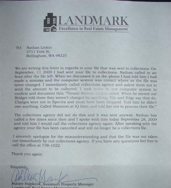 88ender88 Landmark Property Management Resolution Letter