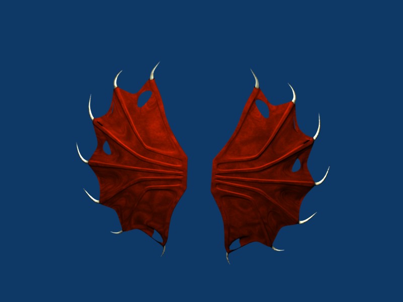 USINA3D.Blender Dragon Wings Asas d Dragão